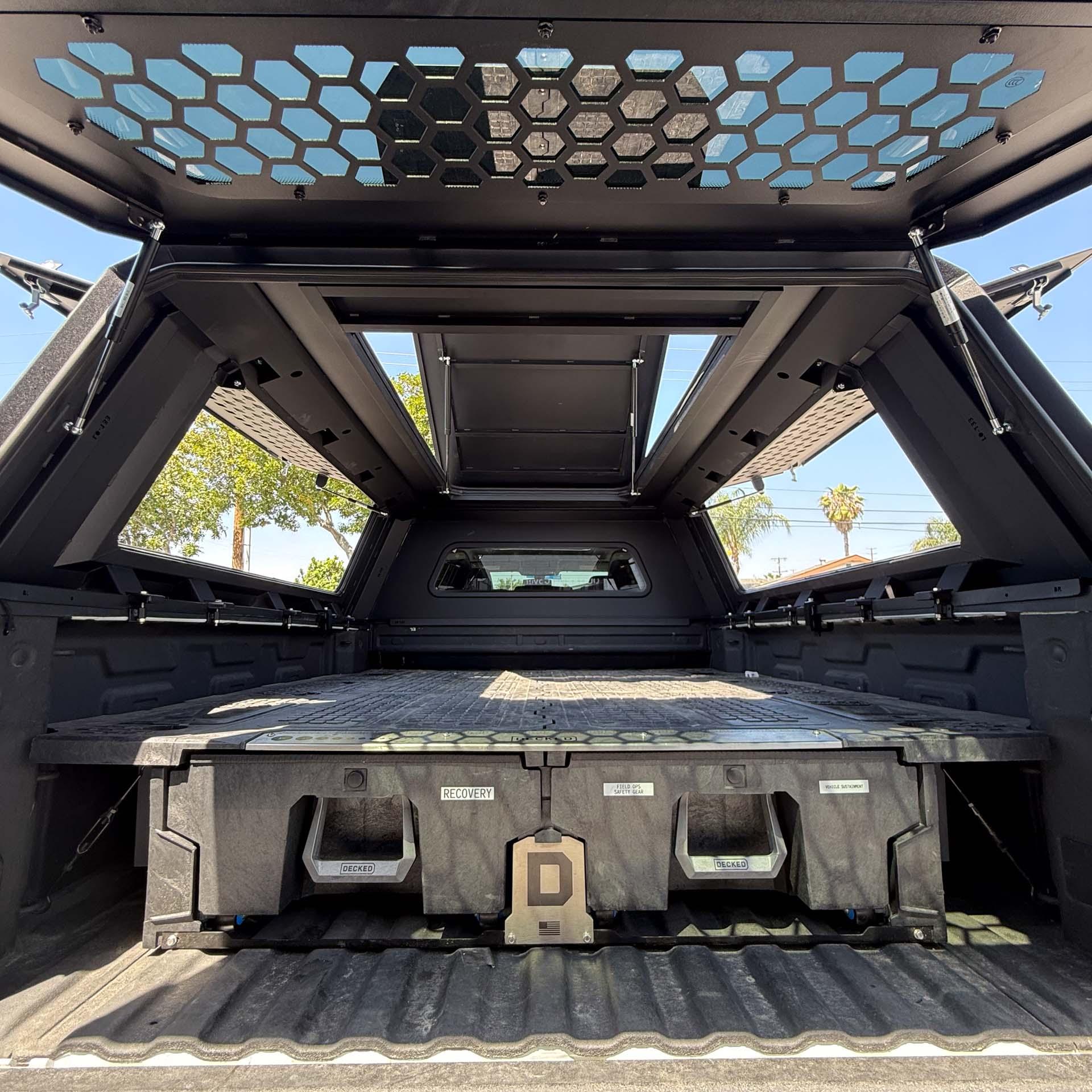 Camper Shell installed by OuO Pickup Cover
