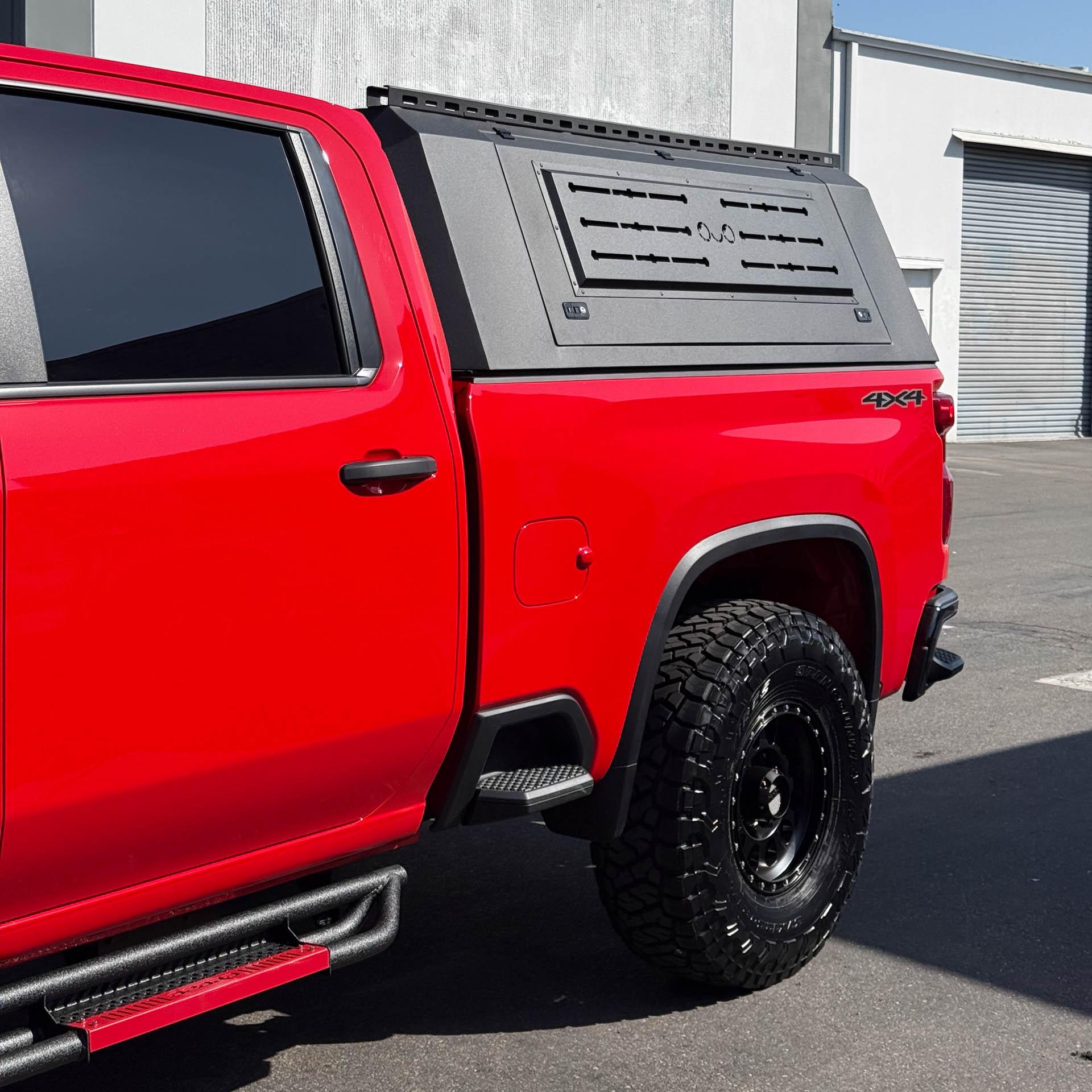 Camper Shell installed by OuO Pickup Cover