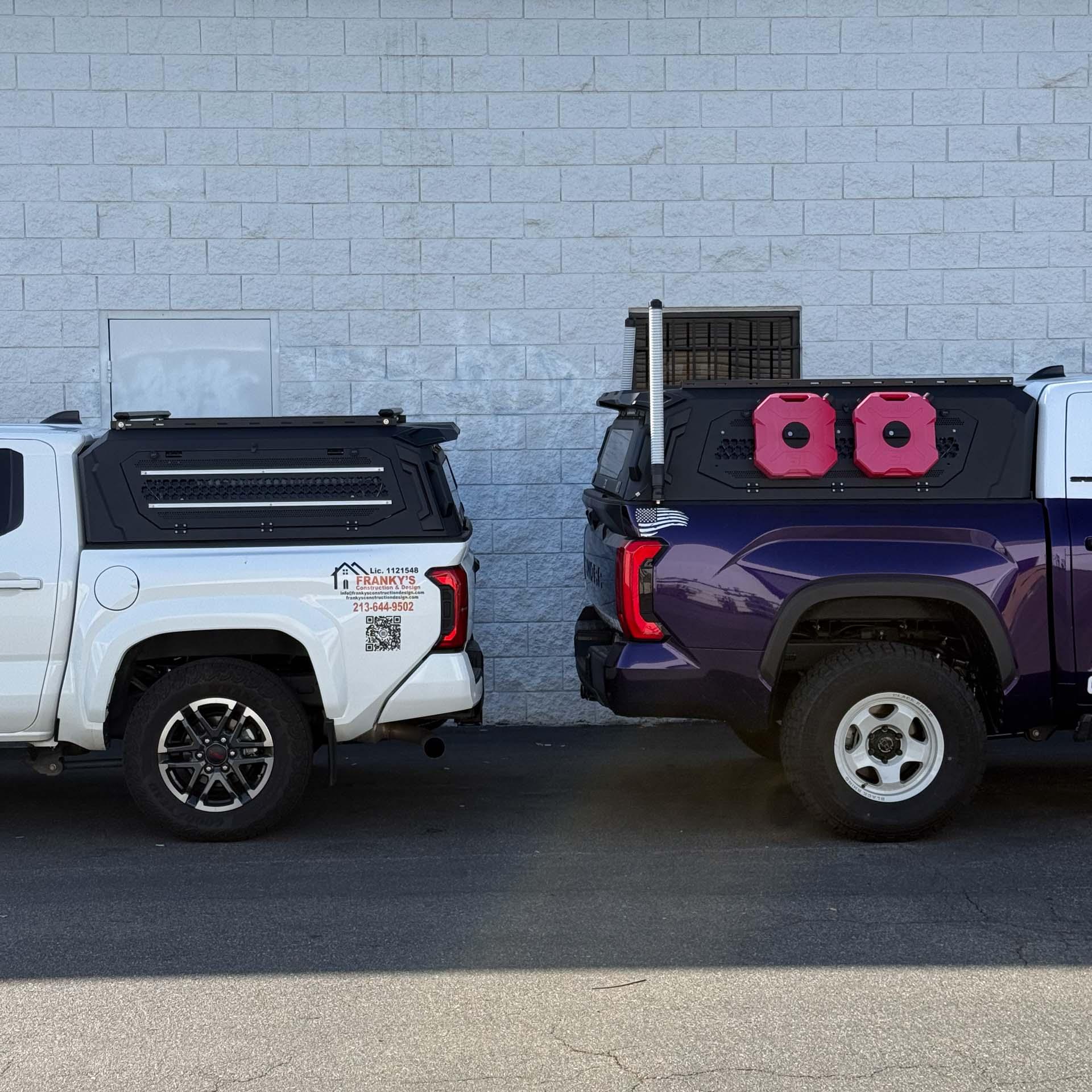 Camper Shell For Tundra installed by OuO Pickup Cover