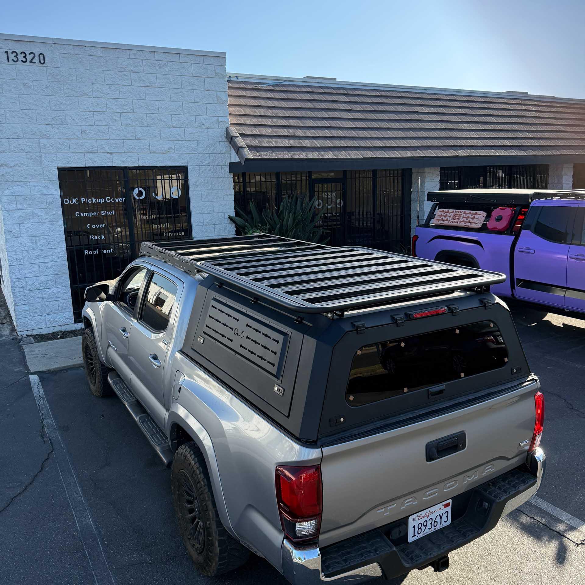 Camper Shell installed by OuO Pickup Cover