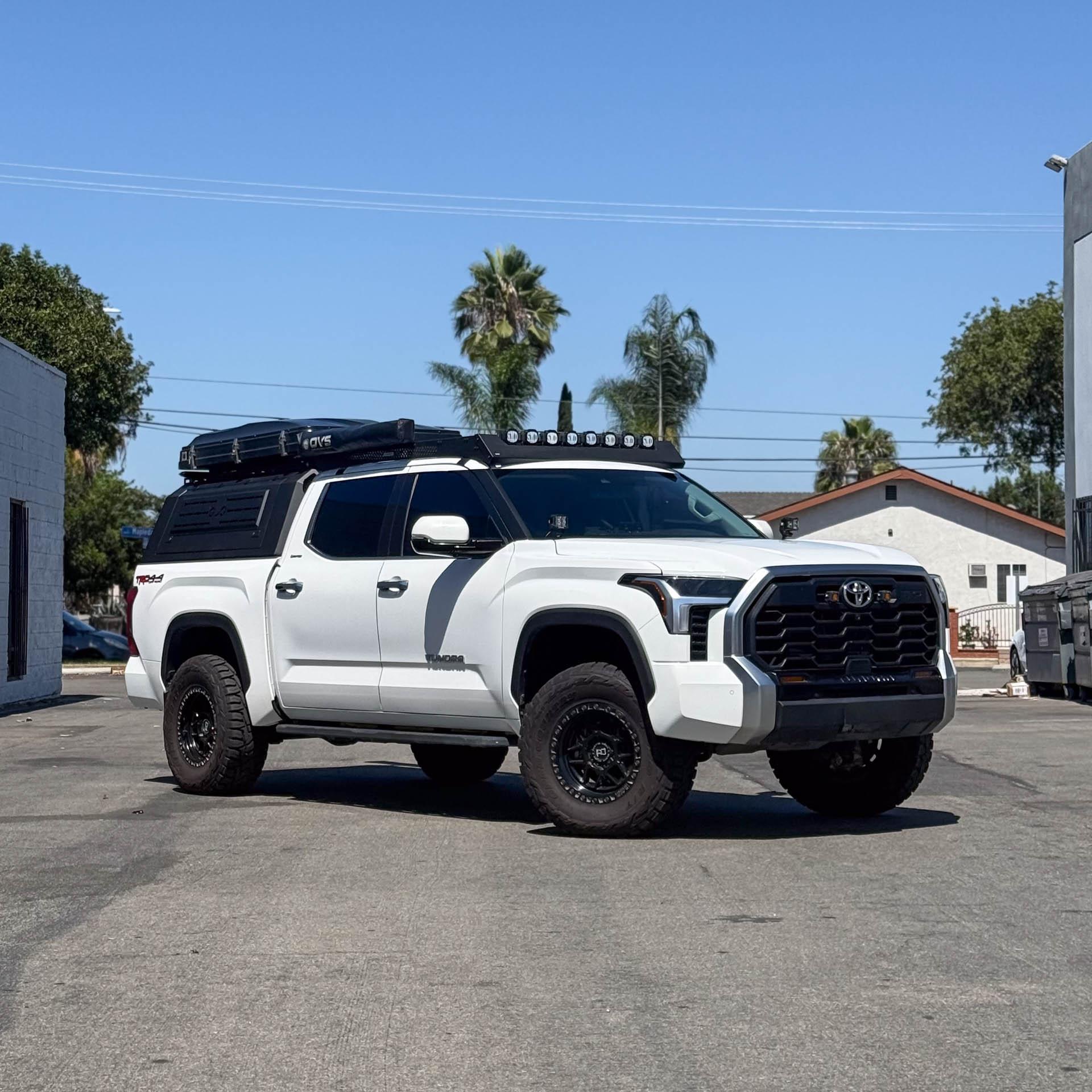 Camper Shell installed by OuO Pickup Cover