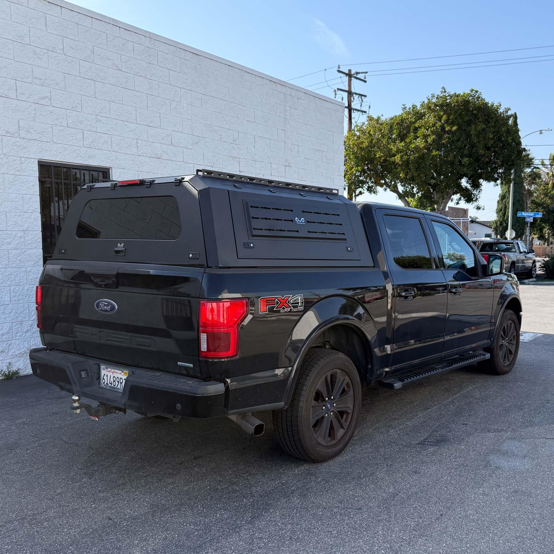 Camper Shell installed by OuO Pickup Cover