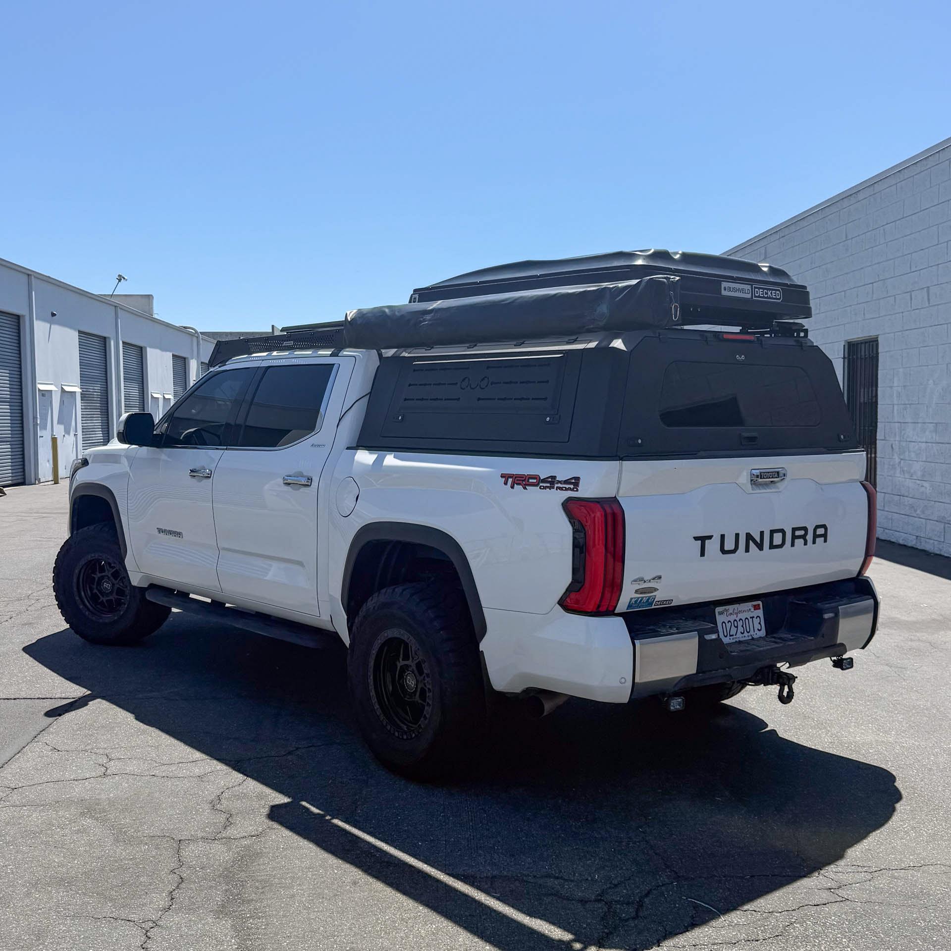 Camper Shell installed by OuO Pickup Cover