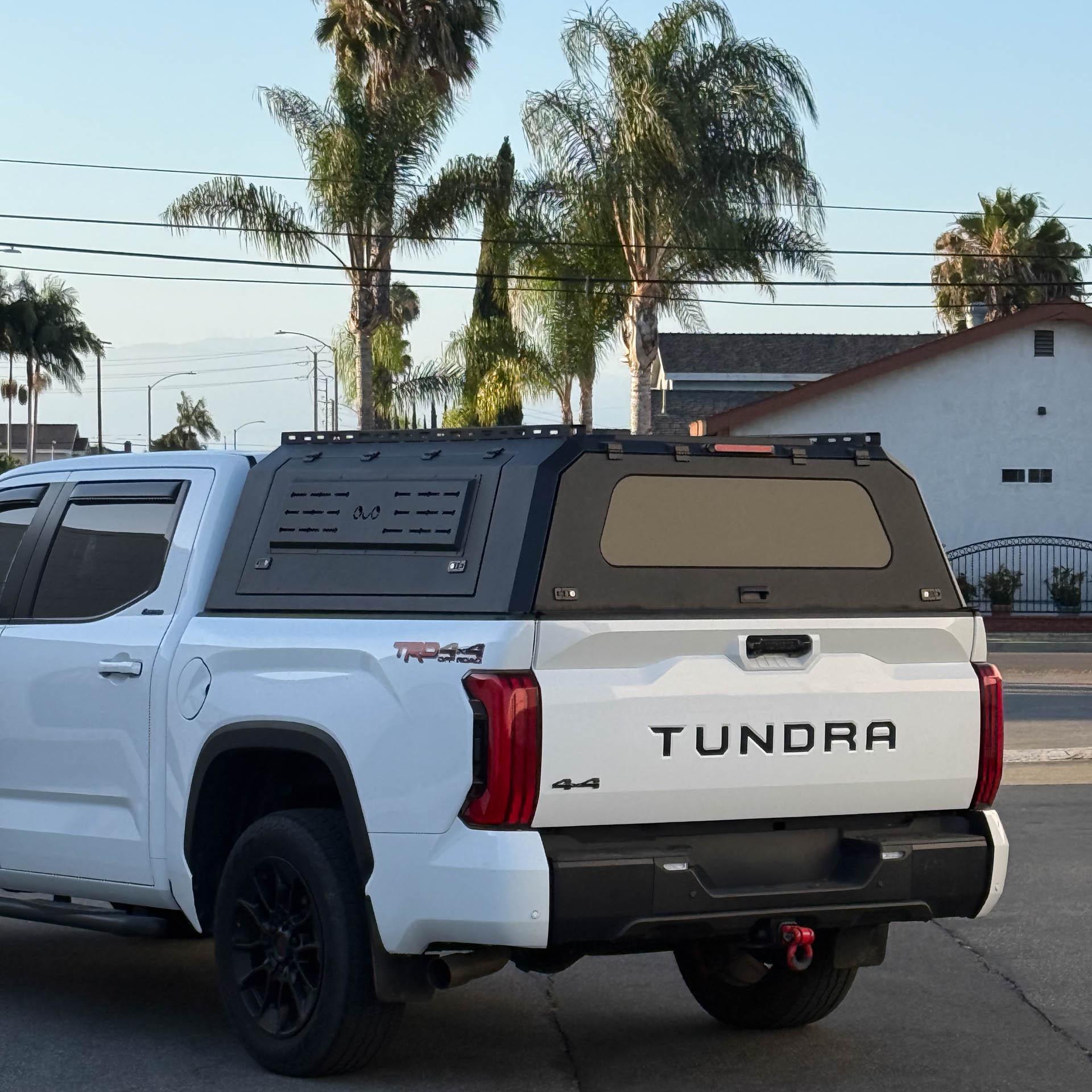 Camper Shell installed by OuO Pickup Cover